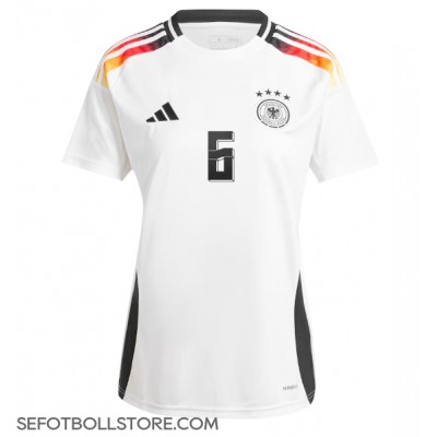 Tyskland Joshua Kimmich #6 Replika Hemmatröja Dam EM 2024 Kortärmad Tyskland Joshua Kimmich #6 Replika Hemmatröja Dam EM 2024 Kortärmad